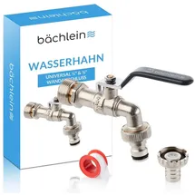 Bächlein Wasserhahn 1/2 & 3/4 Zoll grau