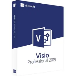 Visio 2019 Professional - Produktschlüssel - Sofort-Download - Vollversion - 1 PC - Deutsch
