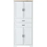 Stella Trading JASMIN Aktenschrank 86 x 204 x 38 cm Pinie hell, Artisan Eiche Optik