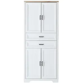 Stella Trading JASMIN Aktenschrank 86 x 204 x 38 cm Pinie hell, Artisan Eiche Optik