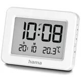 Hama digitaler Wecker Kos weiß Kunststoff 7,0 x 5,5 cm
