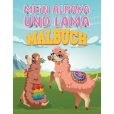 Sommer Melanie Mein Alpaka und Lama Malbuch