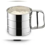 Karl Weis Mehl-/Zuckersieb, Edelstahl, 700 ml, 15 x 9 x 10 cm