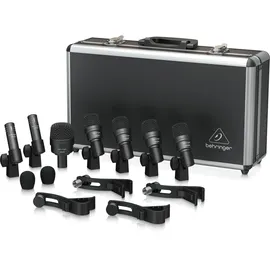 Behringer BC1200 Professionelles 7-teiliges Drum-Mikrofon-Set für Studio- und Live-Anwendungen