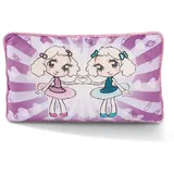 NICI Twinsies Kissen rechteckig 43x25cm lila