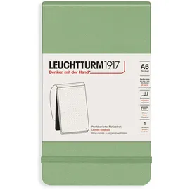 Leuchtturm1917 Notizbuch A6 dotted Salbeigrün