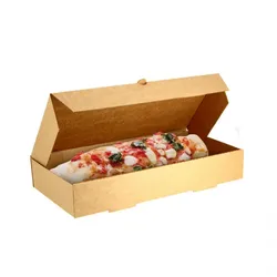 100 Stk. Kartonboxen für Calzone-Pizza aus Mikrowellpappe, Referenz PIZZ001K
