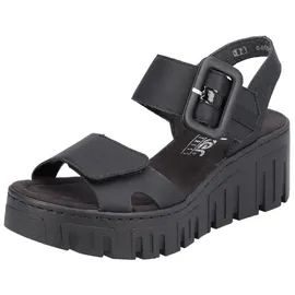 Rieker Keilsandalette Damen Schwarz 38