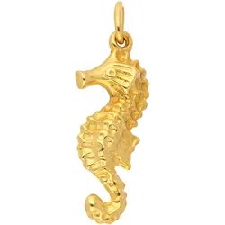 Ketten-Anhänger ADELIA ́S "333 Gold Anhänger Seepferdchen", gold, Schmuckanhänger, Damen, Gold, Goldschmuck für Damen