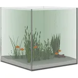 vidaXL Aquarium 30 l mit Speicher Transparent/Weiß