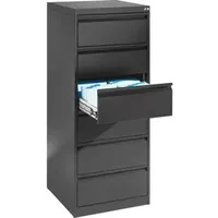 C+P Acurado Karteischrank 2-bahnig 60 x 40 x 120 anthrazit