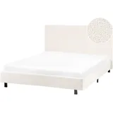 Beliani Albi 120 x 200 cm Cremeweiß