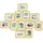 bomoe Ocean Gold 24x24 cm 12er Set