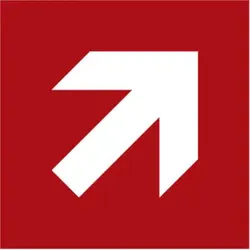 Brandschutzzeichen Richtungsangabe schräg, Typ: 11200