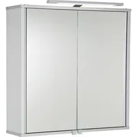 Evenes Spiegelschrank Elkea, mit LED-Beleuchtung, 2 Türen, 800x700x150mm)