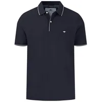 Fynch Hatton Modern Fit Premium Cotton Kurzarm-poloshirt - Navy
