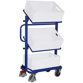 VARIOfit Eurokastenwagen Stahl 610 x 410 mm Enzianblau