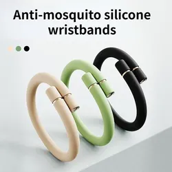 Pflanzen-ätherisches Öl-Mückenschutz-Silikonarmband für Kinder und Erwachsene zum Mitnehmen auf Ausflügen im Freien, um Mückenstichen vorzubeugen