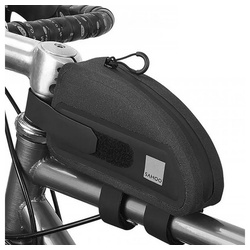 Sahoo Fahrradtasche Fahrradtasche am Fahrradrahmen mit Reißverschluss 0,3L schwarz schwarz