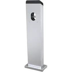Mennekes Edelstahlsäule für 2 Amtron Wallboxen