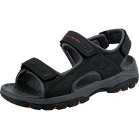 Skechers Herren Tresmen-Garo Open Toe Water Sandal, Black Synthetic, 42.5 EU - 42.5 EU