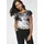 LAURA SCOTT Shirtbluse in modischem Materialmix - Gr. 46,