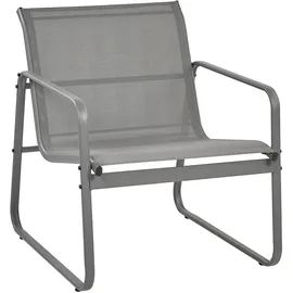 Beliani Lounge Set Grau 4-Sitzer Loungemöbel, Loungemöbel-Sets