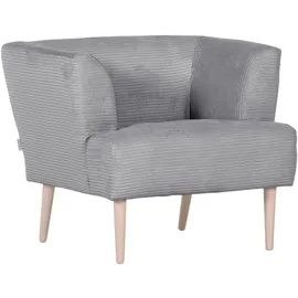 Hom ́in Sessel CINDY Cord 85 x 71 x 80 cm Silber