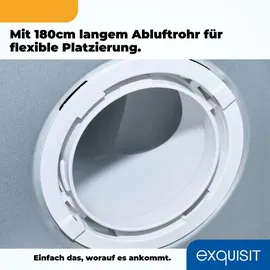 Exquisit TAE70-70 Ablufttrockner (7 kg)