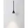 Nova Luce Net 1-flg. Ø 6 cm schwarz Aluminium
