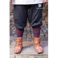 Burgschneider Wikinger-Kostüm Rushose Ivar Fischgrät Schwarz/Grau XXL grau|schwarz XXL | XXL