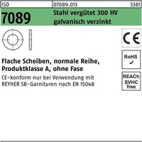 Bufab ISO 7089 Scheibe Stahl CE 20mm (21x37x3 )