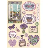 Stamperia Colored Wooden shape A5 - Provence