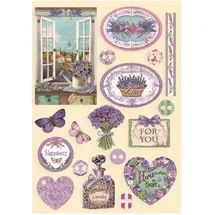 Stamperia Colored Wooden shape A5 - Provence