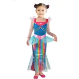 Barbie Meerjungfrau Kostüm (Langes Kleid und Gürtel mit Tüll) - 5-7 Jahre
