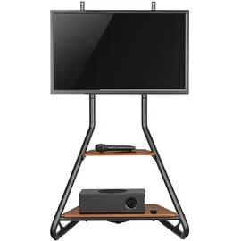 Maclean Brackets MC-455 TV-Ständer 98 x 45 x 60 cm Schwarz Holz/Stahl/Holzwerkstoff