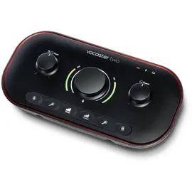 FOCUSRITE Vocaster zwei Podcast-Interface Mit 2 Mikrofoneingängen und 2 Kopfhörerausgängen