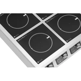 Royal Catering Induktionsplatte 4 x 3500 W 4 x 20 cm Timer