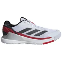 adidas Crazyquick Padel-Schuh Cloud White / Core Black / Lucid Red 39 1/3