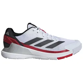 adidas Crazyquick Padel-Schuh Cloud White / Core Black / Lucid Red 39 1/3