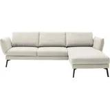 Schöner Wohnen Eckcouch Polyester L-Form 3-Sitzer Beige