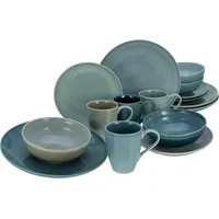 CreaTable Reactive Aqua Kombiservice 16-tlg. blau