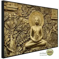 papermoon Infrarotheizung »EcoHeat - Buddah «, Matt-Effekt - bunt