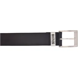 Mustang Herrengürtel Leder 4 cm schwarz 105