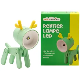 Realpower LED-Tier Taschenlampe Grünes Rentier