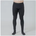 WAIRUA Thermounterhose 100% Merino Wolle 17.2 Micron Super Fein Base Layer Skiunterwäsche ohne kratzende Etiketten schwarz M