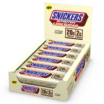 Mars Protein Snickers Low Sugar High Protein Bar 12x57g - White Chocolate