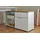 Jahnke Eckschreibtisch CU-Libre 150 E Holzoptik Weiß, Braun Weiß / Eiche