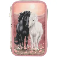 DEPESCHE 3-Fach Federtasche BLOSSOM PONY