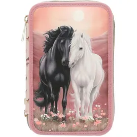DEPESCHE 3-Fach Federtasche BLOSSOM PONY